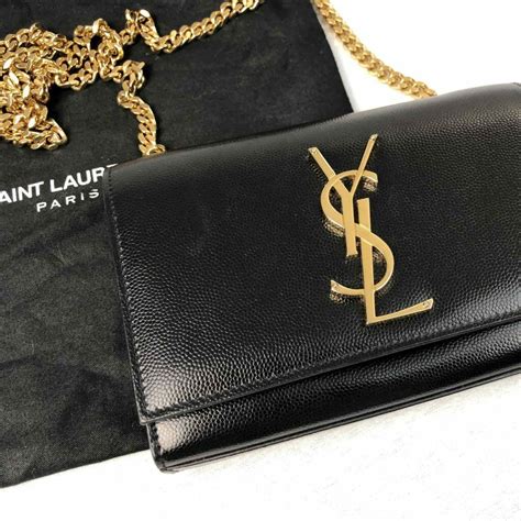 ysl mini logo bag all black|YSL logo gold.